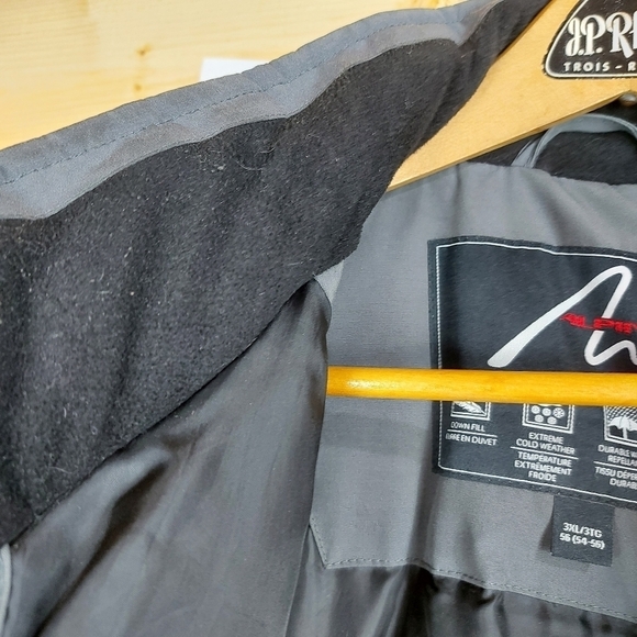 Alpinetek Parka down insulated men's winter coat Big and Tall size 3XL (56) - Picture 5 of 13